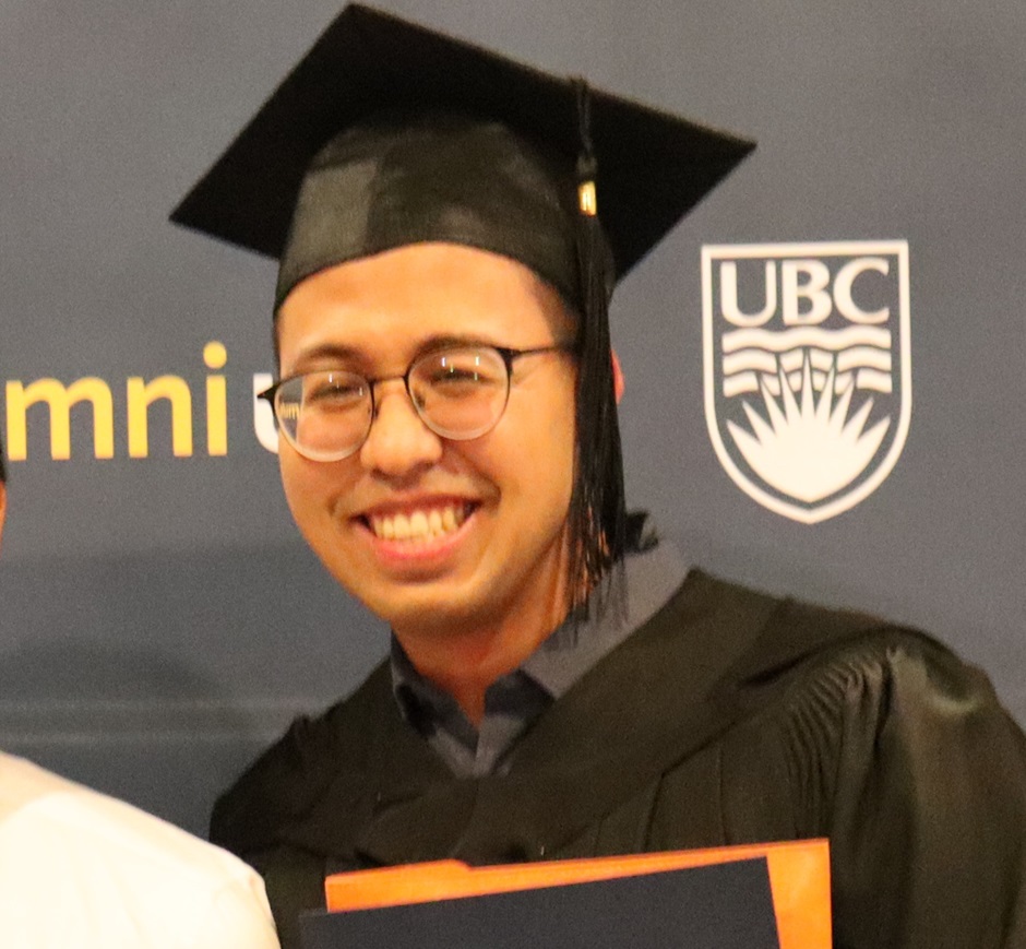 Hussein graduating