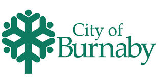 City of Burnaby logo, several stick figures forming the picture of a tree