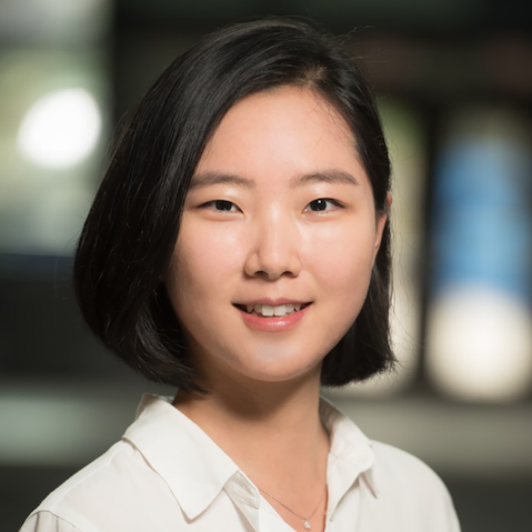 Student in white collared shirt