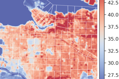 Heatmap of Vancouver neighbourhoods showing unequal distribution