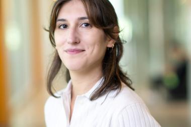 Woman in white shirt