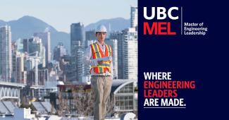 MEL poster, featuring man in construction gear