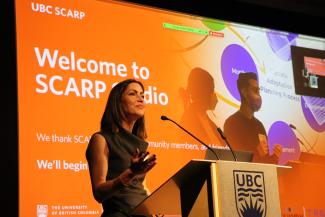 Clare Mochrie welcomes everyone