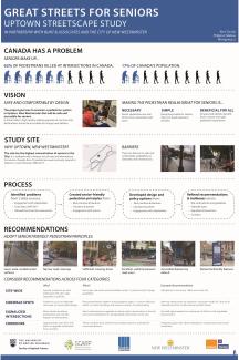 Great Streets for Seniors project chart