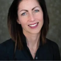 Clare, in black shirt